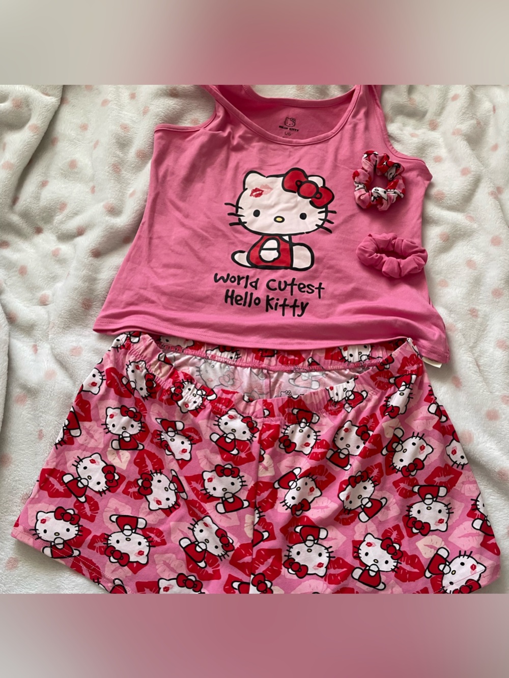 hello kitty 4 piece sleep set💝